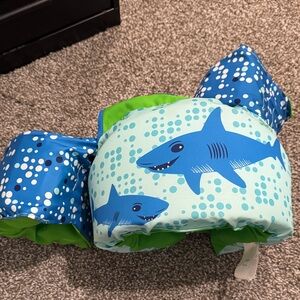 Kids Blue Shark Swim Vest Float - Speedo